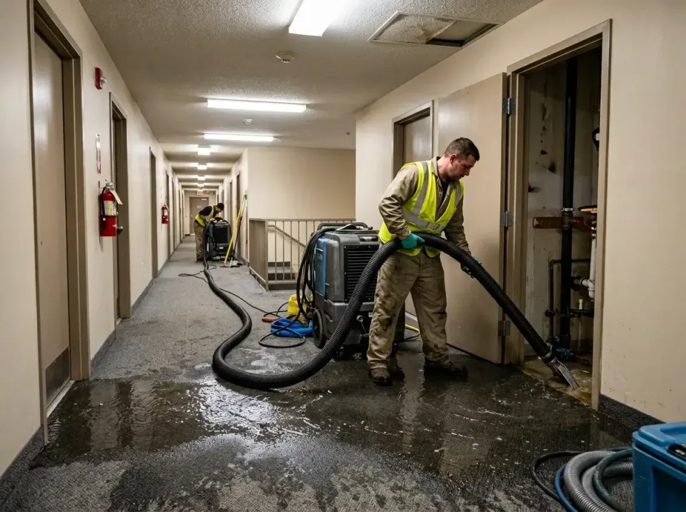multi-unit-apartment-hallway-f-005 — frequently asked questions, Emergency Burst Pipe Water Extraction & Removal in Kentfiel…